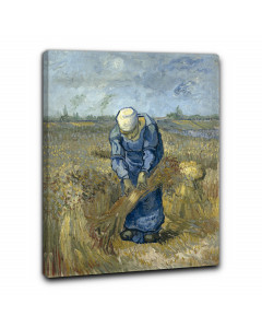 Niik quadro contadina raccoglie il fieno di vincent van gogh