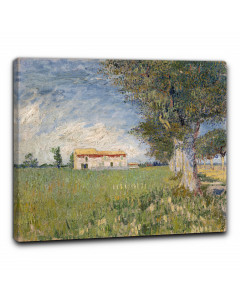 Niik quadro fattoria in un campo di grano di vincent van gogh