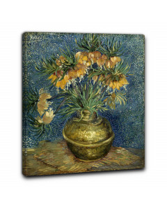 Niik quadro fritillaria imperiale in un vaso di rame di vincent van gogh