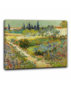 Niik quadro giardino fiorito ad arles di vincent van gogh