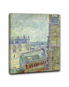 Niik quadro veduta di parigi dall'appartamento di theo di vincent van gogh