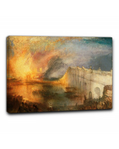 Niik quadro incendio delle camere di william turner