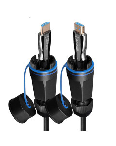 Lindy 38529 Cavo HDMI 8K60 Ibrido in fibra ottica corazzato, 20m