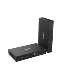 Lindy 39366 Extender HDMI 4K60 KVM USB 2.0, RS-232 & IR in fibra ottica, 5km