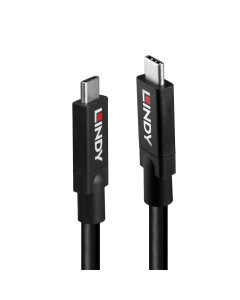 Lindy 43439 Cavo Attivo USB 3.2 USB-C, 10Gbps, 8K60, 100W PD, 8m
