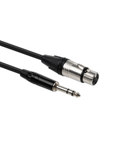Lindy 35718 Cavo audio da XLR a jack 6.3mm, nero, 10m