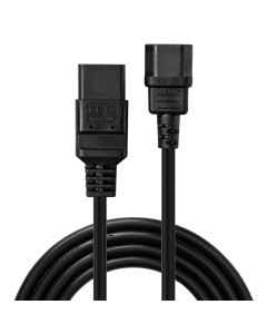Lindy 30492 Cavo di prolunga da C14 a C19 nero, 3m