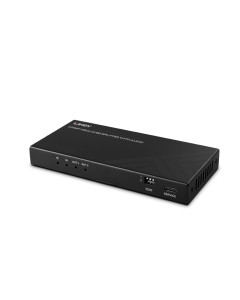 Lindy 38534 Splitter HDMI 8K60 con Audio & Downscaling, 2 Porte