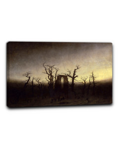 Niik quadro abbazia nel querceto di caspar david friedrich