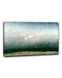 Niik quadro monaco in riva al mare di caspar david friedrich