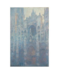Niik quadro cattedrale di rouen al mattino di claude monet