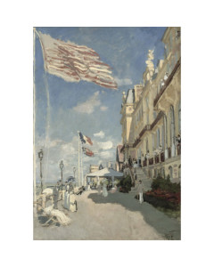 Niik quadro hotel rocce nere a trouville di claude monet