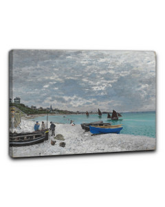 Niik quadro spiaggia a sainte adresse di claude monet