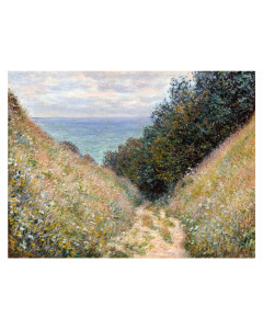 Niik stampa strada verso la cavee di claude monet 79 x 59 cm
