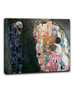 Niik quadro la vita e la morte di gustav klimt