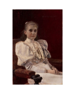 Niik quadro giovane ragazza seduta di gustav klimt