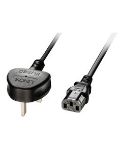 Lindy 30435 Cavo di alimentazione spina UK a IEC C13, 5m