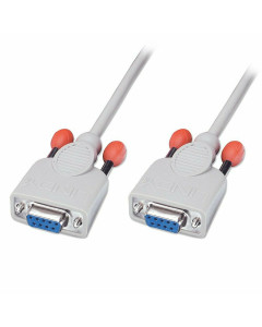Lindy 31573 Cavo seriale 9 poli Nullmodem F/F, 2m