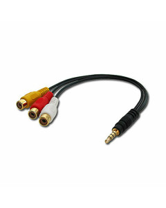 Lindy 35539 Cavo Adattatore AV jack da 3.5mm a 4 segmenti