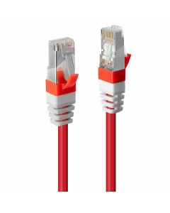 Lindy 45383 Cavo di Rete Cat.6A S/FTP LSZH Rosso, 0.3m