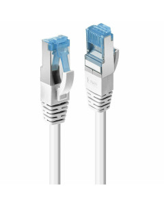 Lindy 47191 Cavo di Rete Cat.6A S/FTP LSZH Bianco, 0.5m