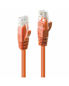 Lindy 48112 Cavo di Rete Cat.6 U/UTP Arancione, 10m