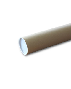 Niik Tubo di cartone per spedizioni 50 x 7 cm con tappi