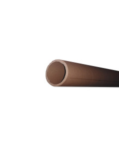 Niik Tubo di cartone resistente pesante 111 x 6 cm avana