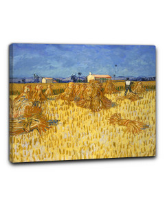Niik quadro mietitura in provenza di vincent van gogh