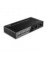 Lindy 32809 Switch KVM HDMI 4K60, USB 2.0 & Audio, 2 Porte