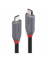 Lindy 36947 Cavo USB 4 Tipo C a C, 40Gbit/s, Anthra Line, 0.8m