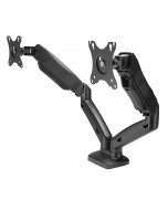 Lindy 40706 Supporto da tavolo con molla a gas per due display