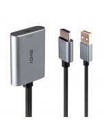 Lindy 43347 Convertitore da HDMI a USB Tipo C con alimentazione USB