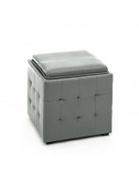 Tomasucci pouf poggiapiedi dizzy grey