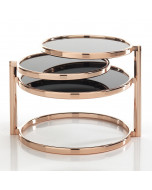 Tomasucci tavolino three rings copper