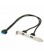 Lindy 33096 Staffa USB 3.0, 2 porte