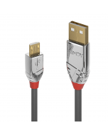Lindy 36651 Cavo USB 2.0 Tipo A a Micro-B Cromo Line, 1m