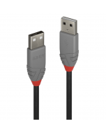 Lindy 36690 Cavo USB 2.0 Tipo A ad A Anthra Line, 0.2m