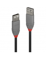 Lindy 36700 Prolunga USB 2.0 Tipo A Anthra Line, 0.2m
