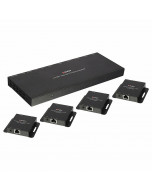 Lindy 38155 Extender Splitter HDMI & IR Cat.6 50m, 4 Porte