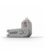Lindy 40620 Chiave per Blocca Porte USB Tipo A, Rosa
