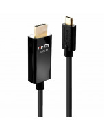 Lindy 43291 Cavo Adattatore USB Tipo C a HDMI 4K60 con HDR, 1m