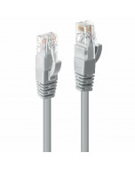 Lindy 48004 Cavo di Rete Cat.6 U/UTP Grigio, 3m