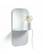 Tomasucci lampada / mensola / specchio / comodino Magic shelf white