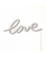 Tomasucci scritta luminosa da parete love