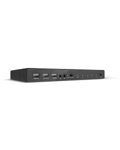 Lindy 32810 Switch KVM HDMI 4K60, USB 2.0 & Audio, 4 Porte