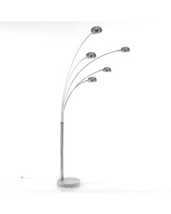 Tomasucci lampada da terra "fist cromo"