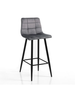 Tomasucci sgabello toffee grey home set da 2