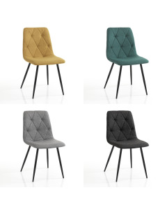 Tomasucci sedia mesh colors set da 4