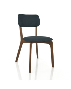 Tomasucci sedia agata dark wood set da 2